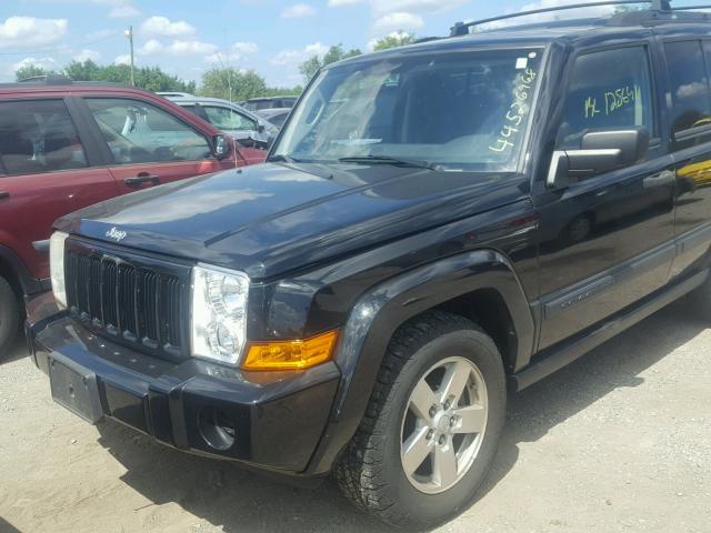 1J8HG48K46C352591 - 2006 JEEP COMMANDER BLACK photo 9