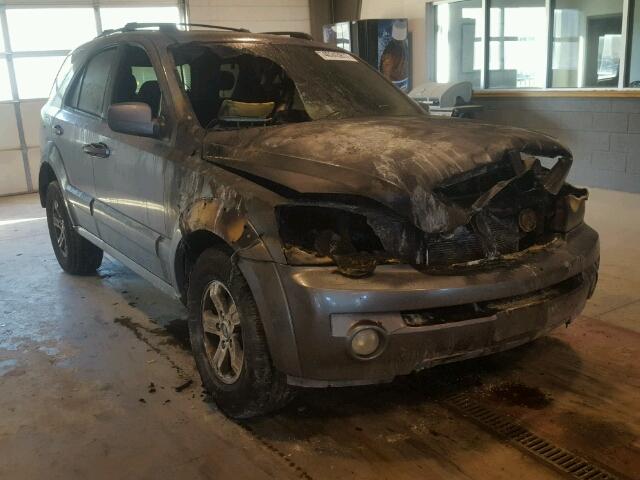 KNDJD733X35115333 - 2003 KIA SORENTO EX GRAY photo 1