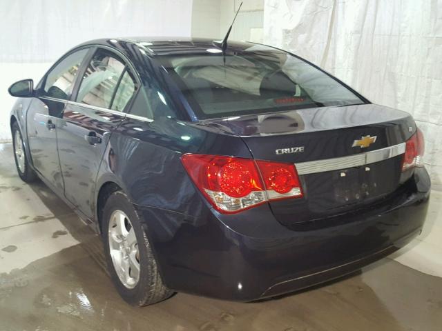 1G1PC5SB4E7180401 - 2014 CHEVROLET CRUZE LT BLUE photo 3