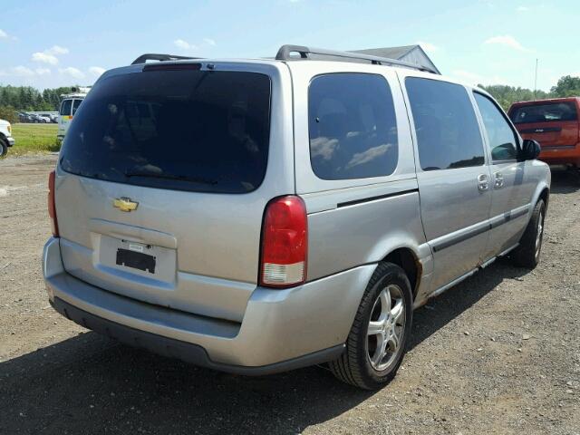 1GNDV23L05D154221 - 2005 CHEVROLET UPLANDER L 银色 照片 4