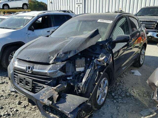 3CZRU6H78GM765037 - 2016 HONDA HR-V EXL BLACK photo 2