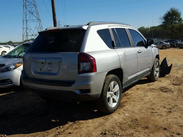 1C4NJCBB2ED900515 - 2014 JEEP COMPASS SP SILVER photo 4