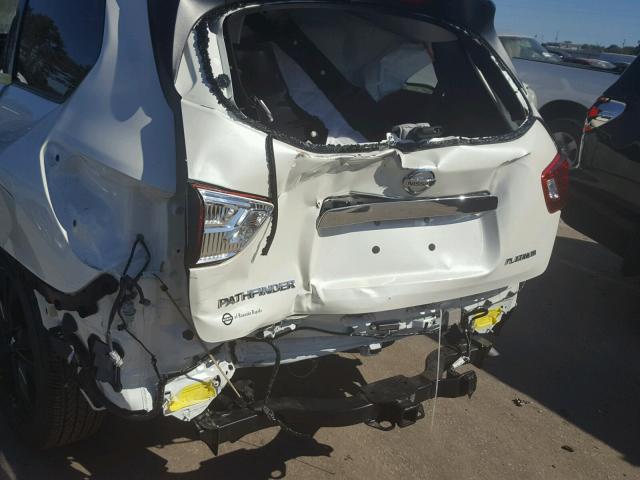 5N1DR2MN2HC658577 - 2017 NISSAN PATHFINDER WHITE photo 9