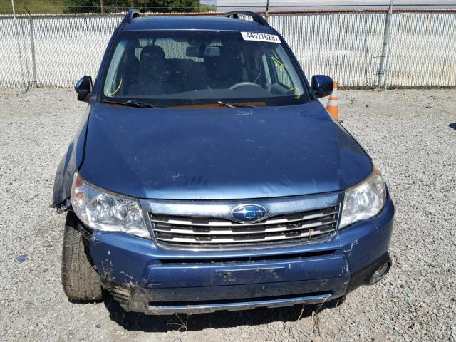 JF2SH64639H789957 - 2009 SUBARU FORESTER 2 BLUE photo 9