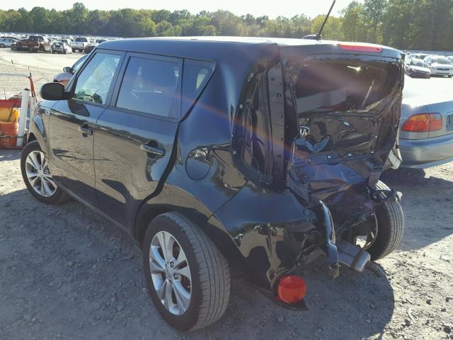 KNDJP3A57G7382623 - 2016 KIA SOUL + BLACK photo 3