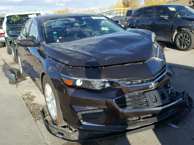 1G1ZE5ST2GF228854 - 2016 CHEVROLET MALIBU LT BURGUNDY photo 1