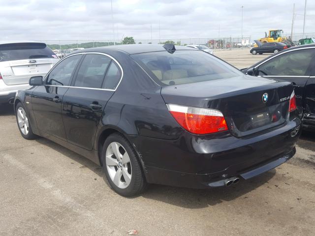 WBANF73577CU27606 - 2007 BMW 530 XI BLACK photo 3