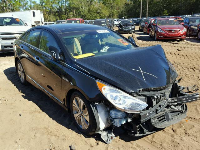 KMHEC4A48EA102908 - 2014 HYUNDAI SONATA HYB BLACK photo 1