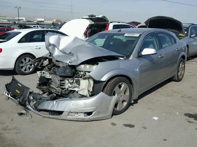 1G8ZS57N87F285595 - 2007 SATURN AURA XE SILVER photo 2