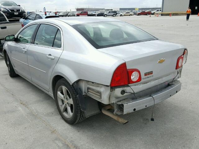 1G1ZC5E14BF325806 - 2011 CHEVROLET MALIBU 1LT SILVER photo 3