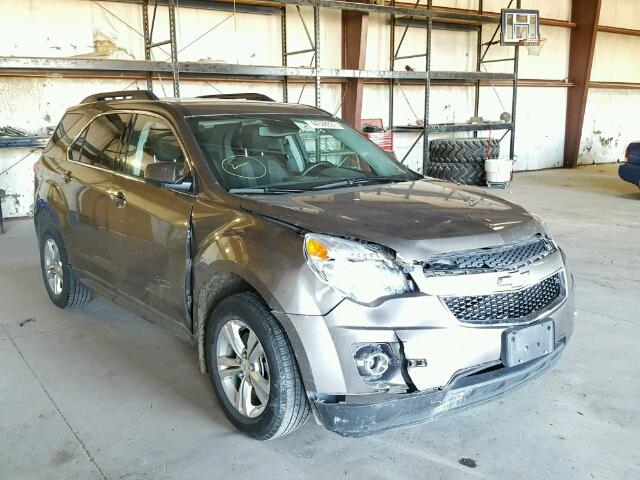 2GNALPEK0C6322378 - 2012 CHEVROLET EQUINOX LT TAN photo 1