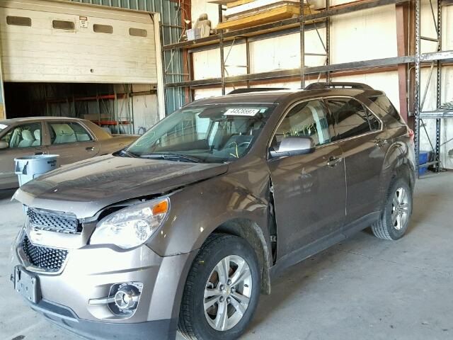 2GNALPEK0C6322378 - 2012 CHEVROLET EQUINOX LT TAN photo 2