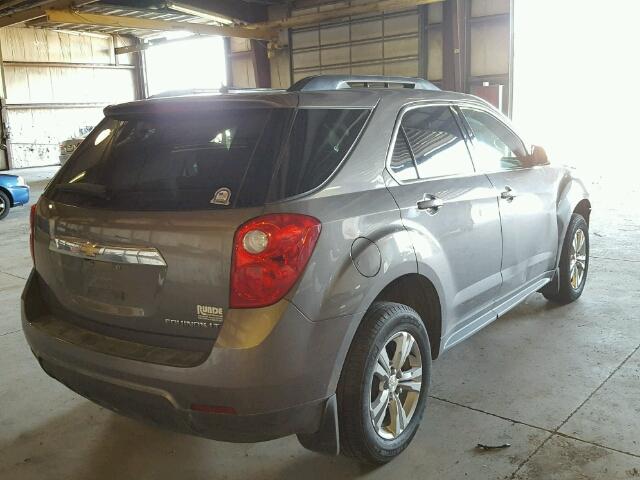 2GNALPEK0C6322378 - 2012 CHEVROLET EQUINOX LT TAN photo 4