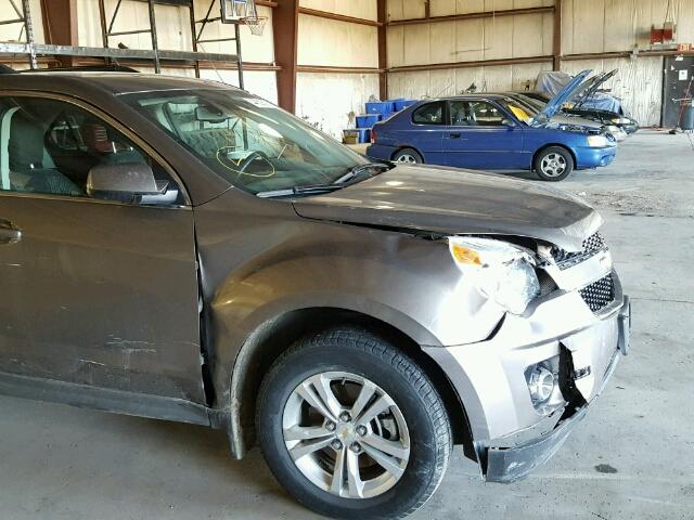 2GNALPEK0C6322378 - 2012 CHEVROLET EQUINOX LT TAN photo 9