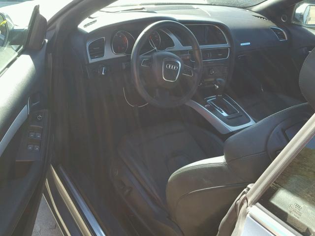 WAULFAFH9AN018741 - 2010 AUDI A5 GRAY photo 9