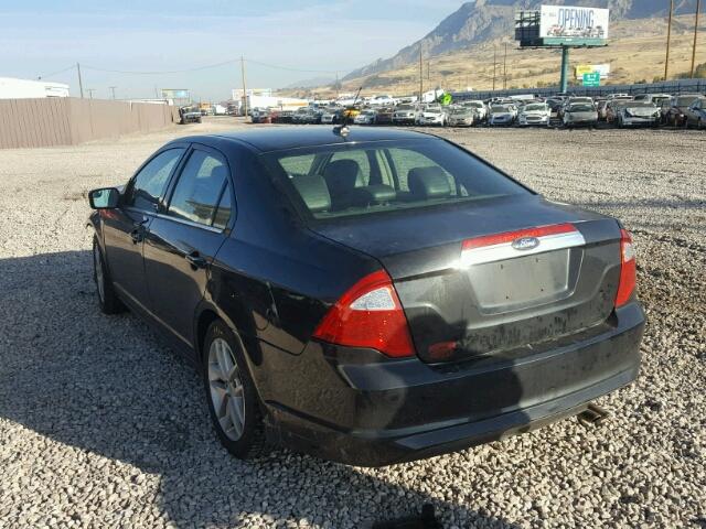 3FAHP0JA9BR252389 - 2011 FORD FUSION SEL BLACK photo 3