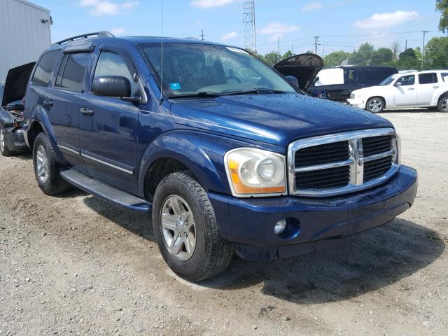 1D8HB58D65F588249 - 2005 DODGE DURANGO LI BLUE photo 1