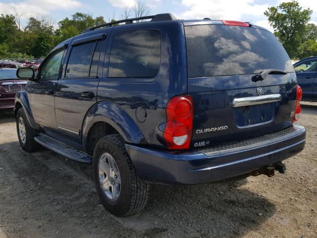 1D8HB58D65F588249 - 2005 DODGE DURANGO LI BLUE photo 3