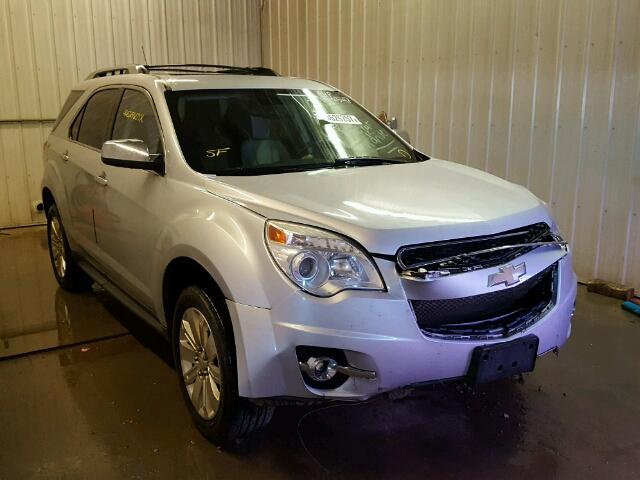 2CNFLGEY1A6373867 - 2010 CHEVROLET EQUINOX LT GRAY photo 1