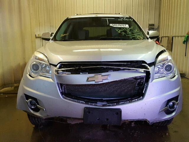 2CNFLGEY1A6373867 - 2010 CHEVROLET EQUINOX LT GRAY photo 9