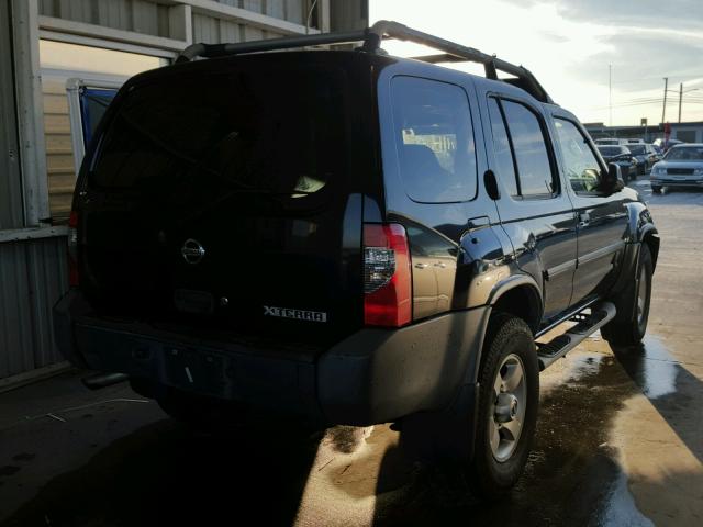 5N1ED28T74C627542 - 2004 NISSAN XTERRA XE BLACK photo 4