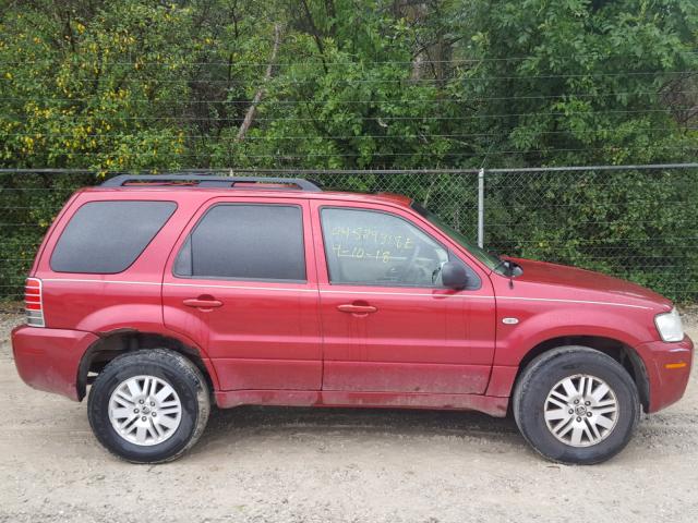 4M2YU81167KJ14347 - 2007 MERCURY MARINER LU RED photo 9