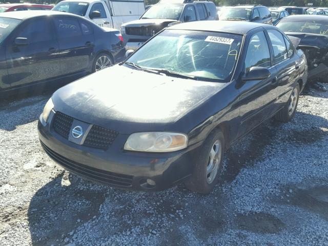 3N1CB51D64L861233 - 2004 NISSAN SENTRA 1.8 BLACK photo 2