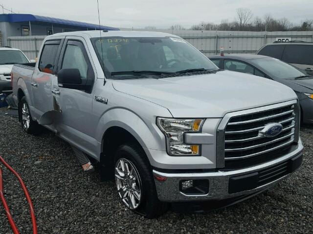 1FTEW1C89FFC95665 - 2015 FORD F150 SUPER SILVER photo 1