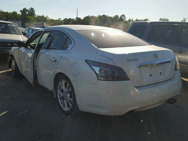 1N4AA5AP2DC831858 - 2013 NISSAN MAXIMA S WHITE photo 3