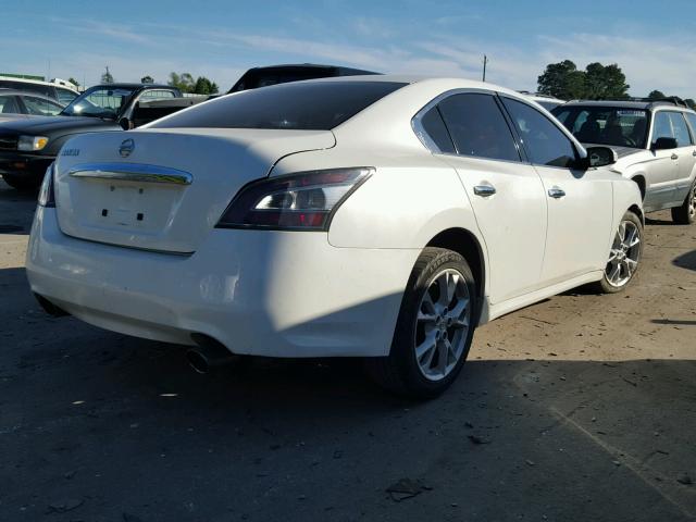 1N4AA5AP2DC831858 - 2013 NISSAN MAXIMA S WHITE photo 4