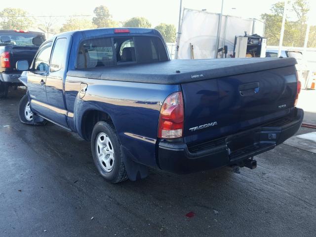 5TETX22N17Z442888 - 2007 TOYOTA TACOMA BLUE photo 3