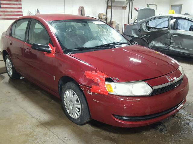 1G8AJ52F24Z142281 - 2004 SATURN ION LEVEL RED photo 1