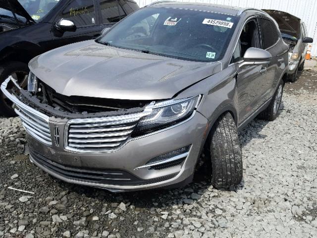 5LMCJ2D90GUJ03056 - 2016 LINCOLN MKC SELECT TAN photo 2