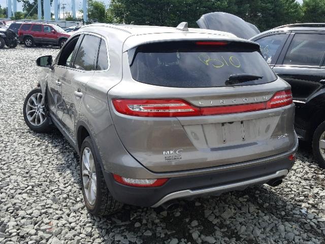 5LMCJ2D90GUJ03056 - 2016 LINCOLN MKC SELECT TAN photo 3