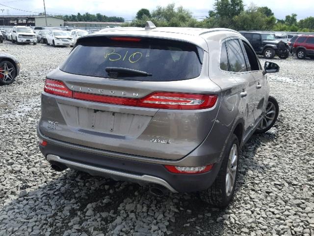 5LMCJ2D90GUJ03056 - 2016 LINCOLN MKC SELECT TAN photo 4