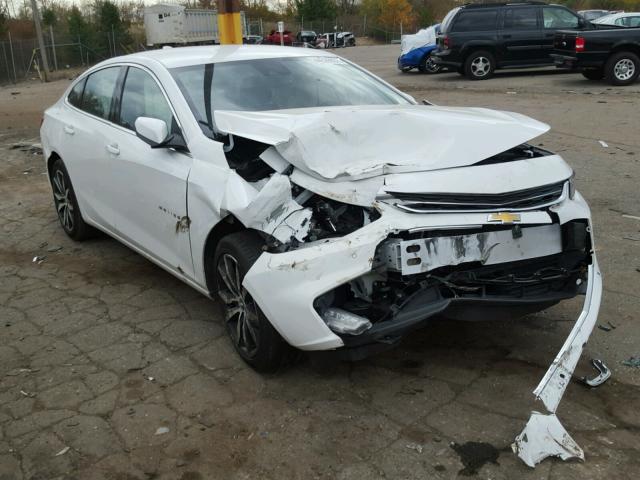 1G1ZF5SX7GF264443 - 2016 CHEVROLET MALIBU WHITE photo 1