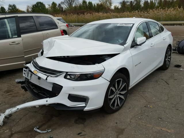 1G1ZF5SX7GF264443 - 2016 CHEVROLET MALIBU WHITE photo 2