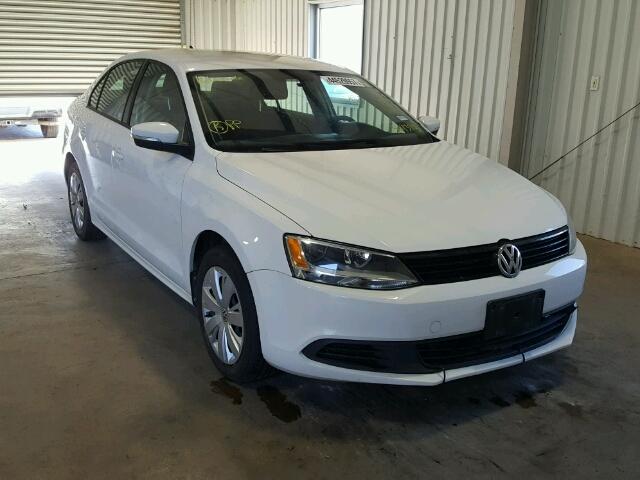 3VWD17AJ4EM364373 - 2014 VOLKSWAGEN JETTA SE WHITE photo 1