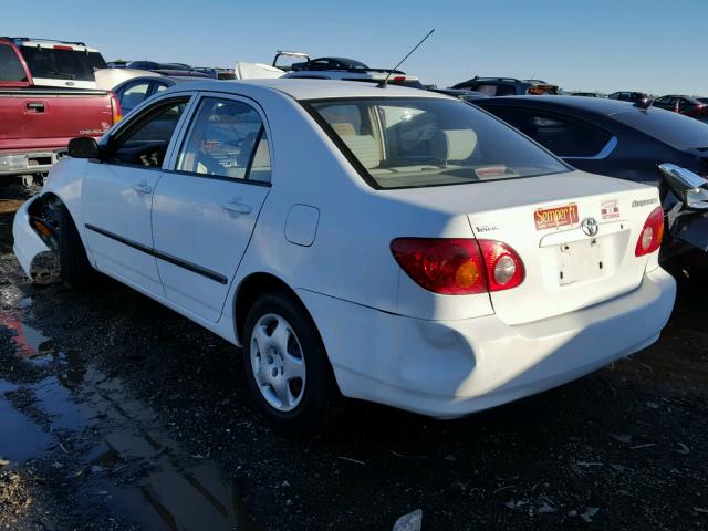 JTDBR32E230005486 - 2003 TOYOTA COROLLA CE WHITE photo 3