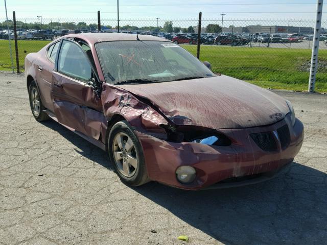 2G2WS522551295709 - 2005 PONTIAC GRAND PRIX MAROON photo 1