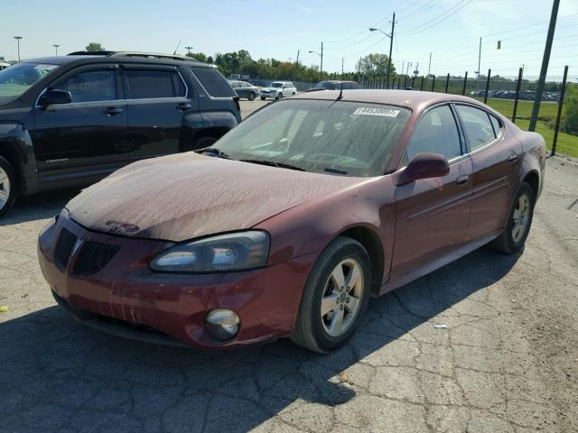 2G2WS522551295709 - 2005 PONTIAC GRAND PRIX MAROON photo 2