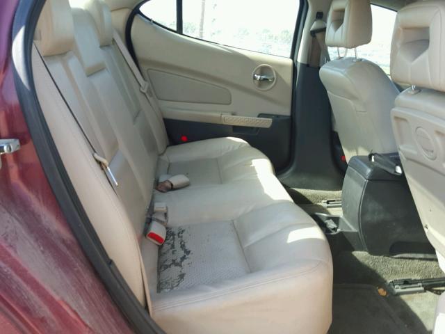 2G2WS522551295709 - 2005 PONTIAC GRAND PRIX MAROON photo 6