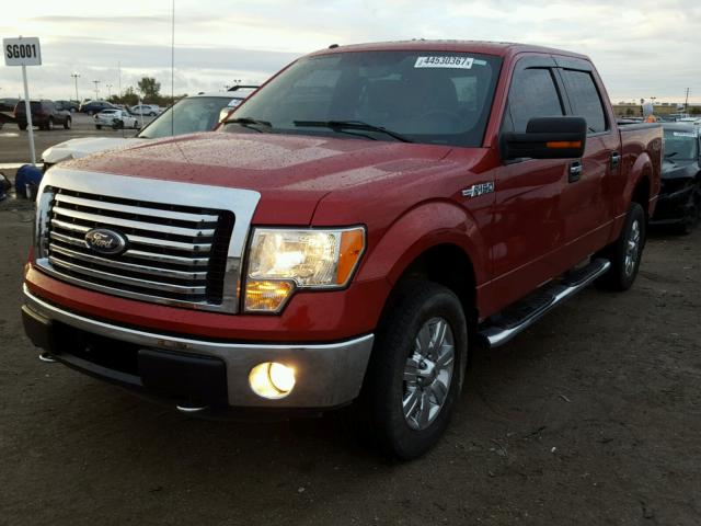 1FTFW1EF0BFC87626 - 2011 FORD F150 SUPER RED photo 2