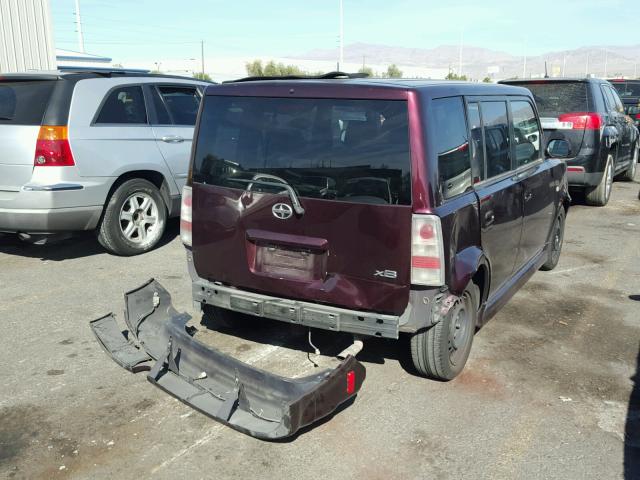 JTLKT324850207670 - 2005 TOYOTA SCION XB PURPLE photo 4