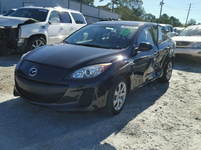 JM1BL1TFXD1789960 - 2013 MAZDA 3 I BLACK photo 2