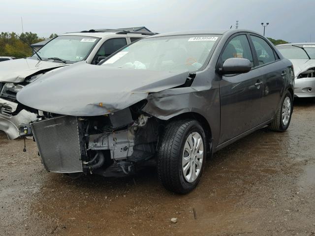 KNAFU4A20D5703299 - 2013 KIA FORTE EX CHARCOAL photo 2