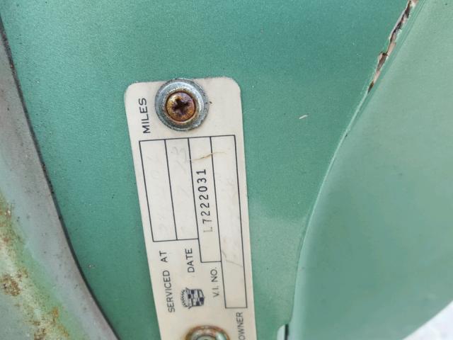 L7222031 - 1967 CADILLAC CADILLAC GREEN photo 10