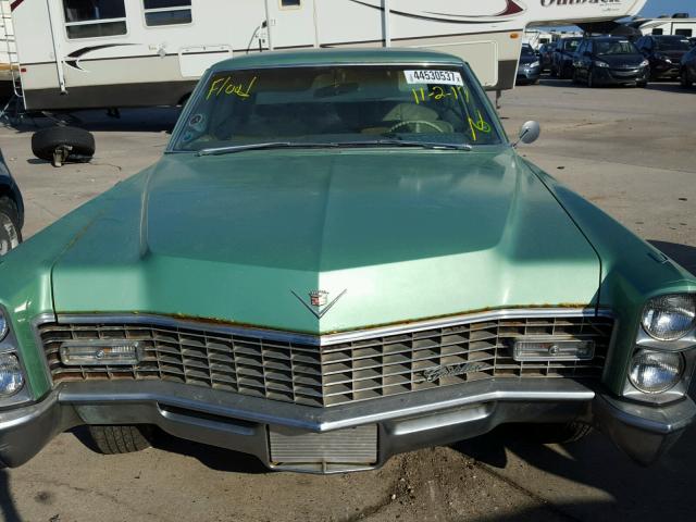 L7222031 - 1967 CADILLAC CADILLAC GREEN photo 9