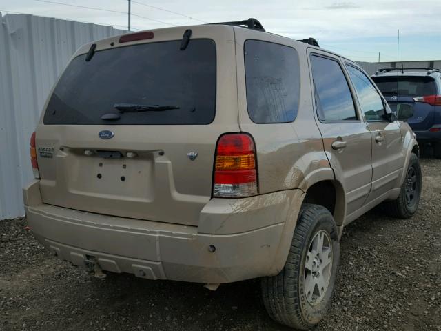 1FMCU94167KA86031 - 2007 FORD ESCAPE GOLD photo 4