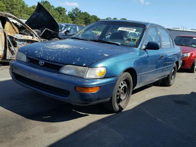 2T1AE00E4PC004053 - 1993 TOYOTA COROLLA LE GREEN photo 2